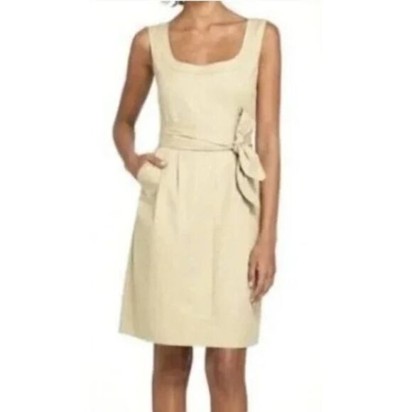 Tory Burch Leena Khaki MIni Dress Sz. 8 - Picture 1 of 7